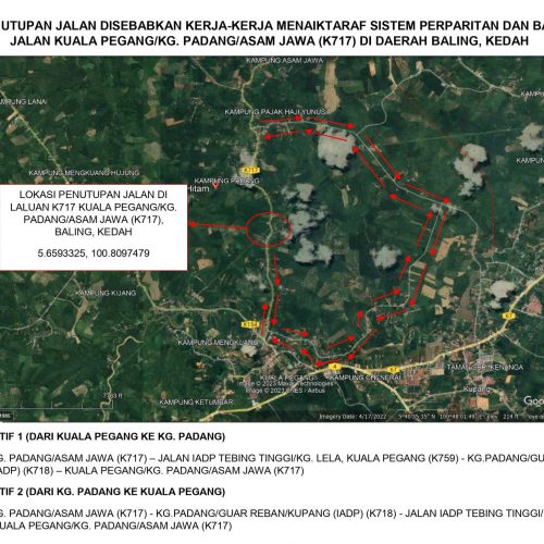 NOTIS PENUTUPAN JALAN KERJA-KERJA MENAIKTARAF